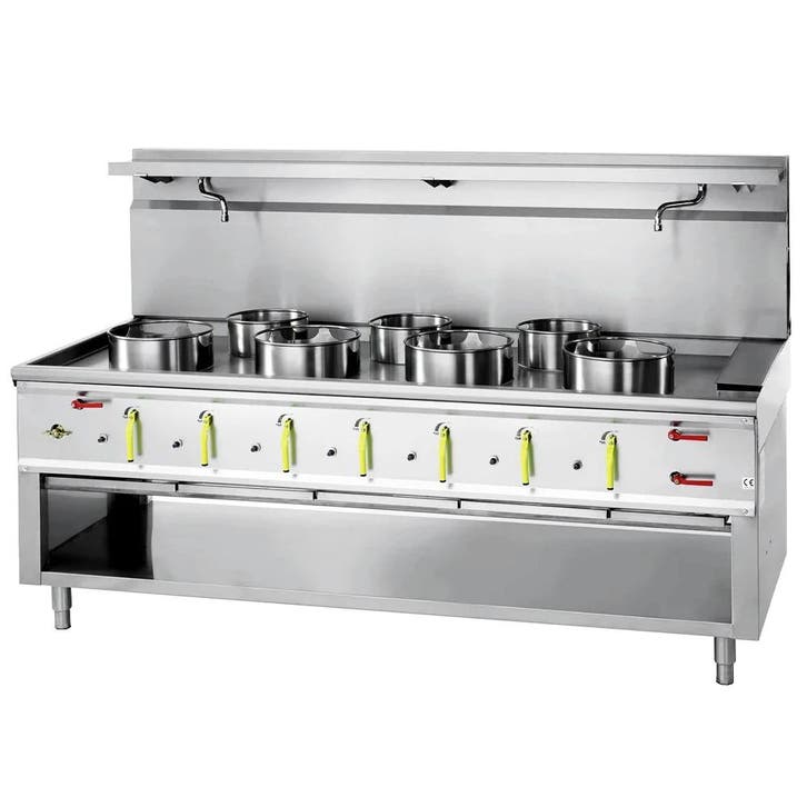 Wokfornuis | ASIA II | Gas | 2 Wokbranders (2x 20/25/35kW), Articles professionnels, Horeca | Équipement de cuisine, Envoi