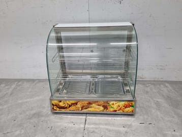 Vitrine chaude en acier inoxydable 66 cm 230V Horeca, Verzenden