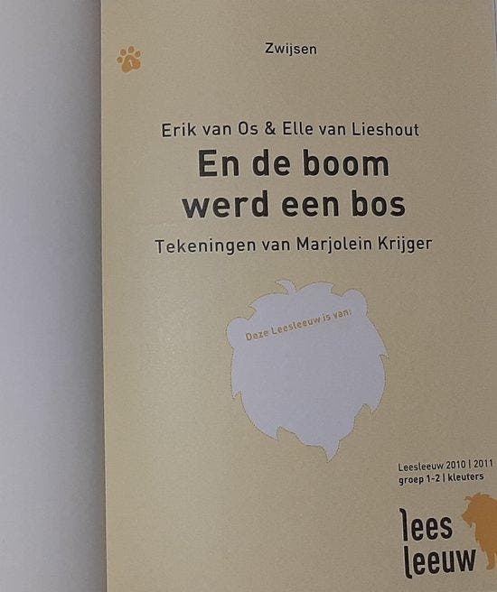 En de boom werd een bos 9789048706792 Erik van Os, Boeken, Kinderboeken | Kleuters, Gelezen, Verzenden