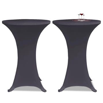 vidaXL Tafelhoes stretch 2 stuks 70 cm antraciet, Tuin en Terras, Verzenden, Nieuw
