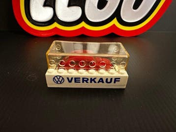 Lego Set - 261-2 - Classic Town - 1:87 VW Beetle + Showroom