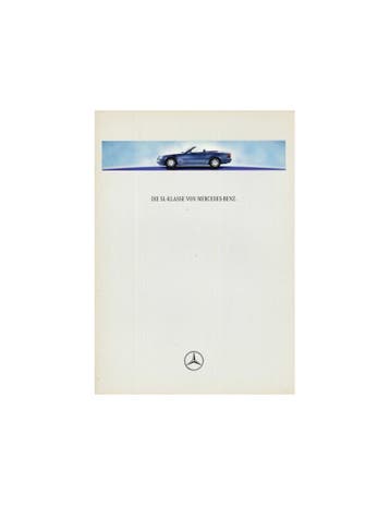 1996 MERCEDES BENZ SL BROCHURE DUITS, Ophalen of Verzenden