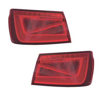 Feux Arrière Pour Audi A3 4P 12-16 Berline Led Rouge Fumé, Verzenden