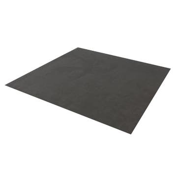 Datona Rubberen mat 25 stuks - 52 x 52 cm - Datona - Zwart, Ophalen of Verzenden
