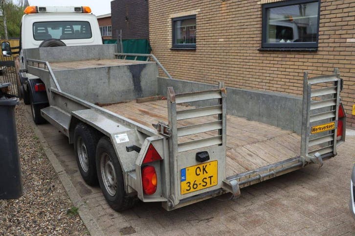 Veiling: Machinetransporter Kuiper PLD 5000kg 2010, Auto's, Vrachtwagens, Ophalen