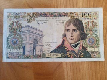 Frankrijk. - 18 Banknotes - Various Dates (Zonder