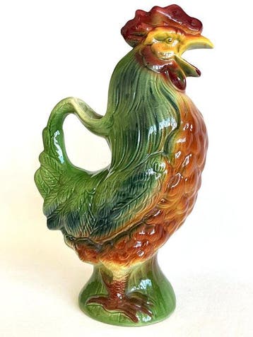 Saint Clément France - Kruik - Pouring jug “Rooster” Art, Antiquités & Art