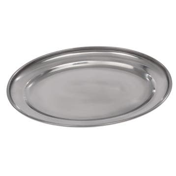 Ovale RVS serveerschaal 50cm Olympia, Verzenden
