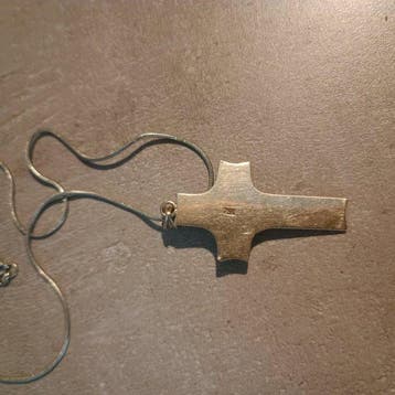 Sans prix de réserve - Collier avec pendentif Argent Saphir, Handtassen en Accessoires