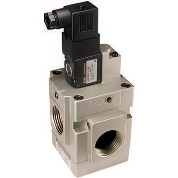 SMC 3/2 Voie En Ligne Électroaimant Pilote Poppet Vanne G1, Verzenden