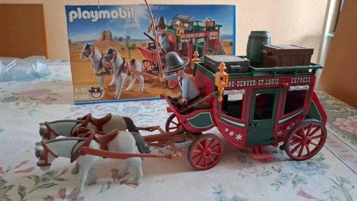 Playmobil - Western - 4399 + 4398 - Playmobil Playmobil, Antiquités & Art, Antiquités | Autres Antiquités
