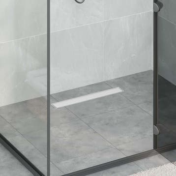 vidaXL Doucheafvoer 2-in-1 met 360° Sifon zilver 54 x 11 x, Doe-het-zelf en Bouw, Sanitair, Verzenden, Nieuw