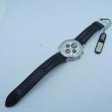 Seiko - Moon phase Chronograph 7T36-7A10 - Heren - 1980-1989