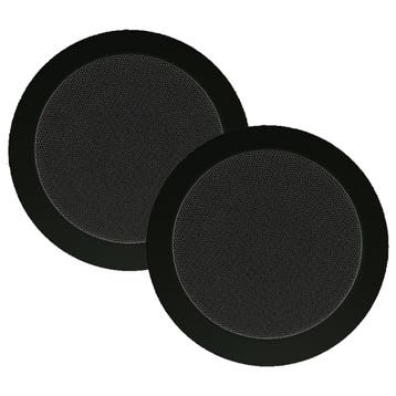 Speakerset Aquasound Twist Spatwaterdicht 45 Watt 135 mm Mat, Ophalen of Verzenden, Nieuw, Chroom, Bad