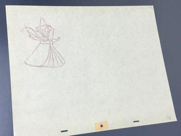 Walt Disney - Originele animatietekening Fauna - Sleeping, Nieuw