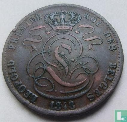 België 5 centimes 1848, Postzegels en Munten, Munten | België, Losse munt, Verzenden