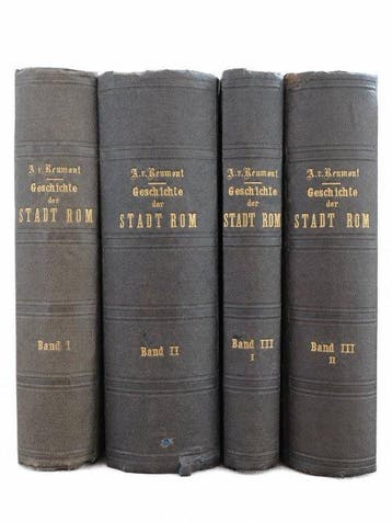 Alfred von Reumont - Geschichte der Stadt Rom - 1867-1870, Antiek en Kunst