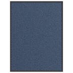 vidaXL Deurmat 90x120 cm blauw, Verzenden, Nieuw