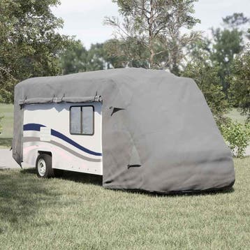 vidaXL Camperhoezen 730x235x275 cm vliesvlies grijs, Verzenden