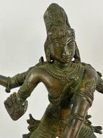Figuur - A large Shiva Nataraja statue - Brons, Antiek en Kunst