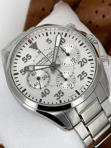 Hamilton - Khaki Aviation Chronograph Automatic - H646660 -, Nieuw