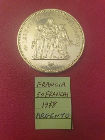 France. 50 Francs 1978 Hercule (Sans prix de réserve), Postzegels en Munten