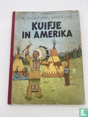Kuifje in Amerika - 1952, Eén stripboek, Verzenden, Gelezen, Remi, Georges.