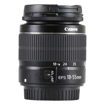 Canon EF-S 18-55mm f/3.5-5.6 III met garantie, Ophalen of Verzenden, Gebruikt