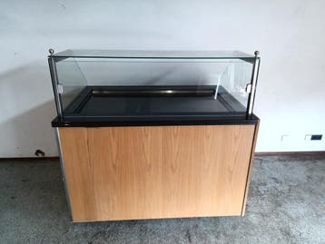 Koeltoonbank met Koelplaat – B144,5 x D100 x H140 cm -