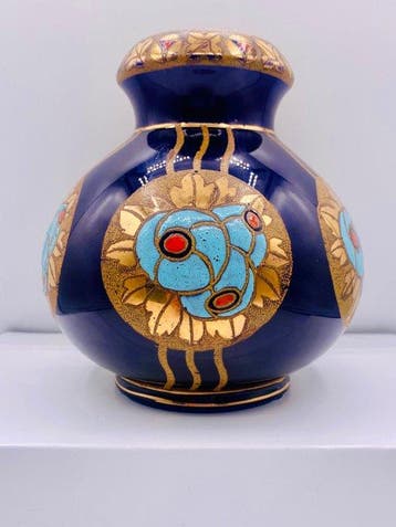 Boch Frères - Charles Catteau - Vase - Formulaire 1001 -, Antiquités & Art