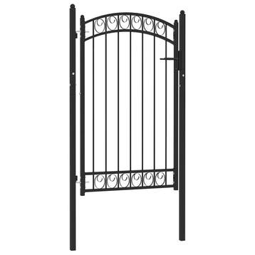 vidaXL Hekpoort EMMEN met gebogen bovenzijde staal 100x106, Verzenden