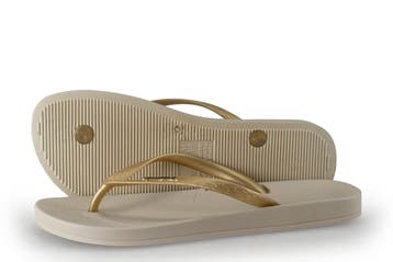 Ipanema Slippers in maat 38 Beige, Slippers, Verzenden, Beige, Zo goed als nieuw