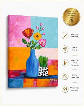 Maria Artelli - Happiness in Color, Antiek en Kunst