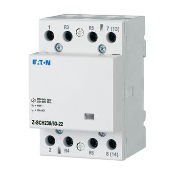 Eaton Installatiemagneetschakelaar 230VAC 50Hz 63A 2NO 2NC, Doe-het-zelf en Bouw, Elektriciteit en Kabels, Verzenden, Nieuw