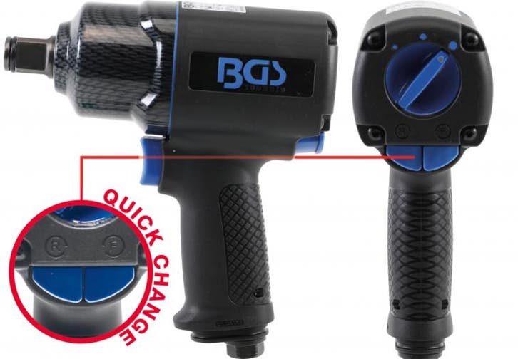 Bgs Technic Slagmoersleutel 20 mm (3/4) 1756 Nm, Auto diversen, Autogereedschap, Verzenden