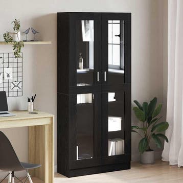 vidaXL Boekenkast 4-laags 82,5 x 30,5 x 185 cm Bewerkt hout, Verzenden