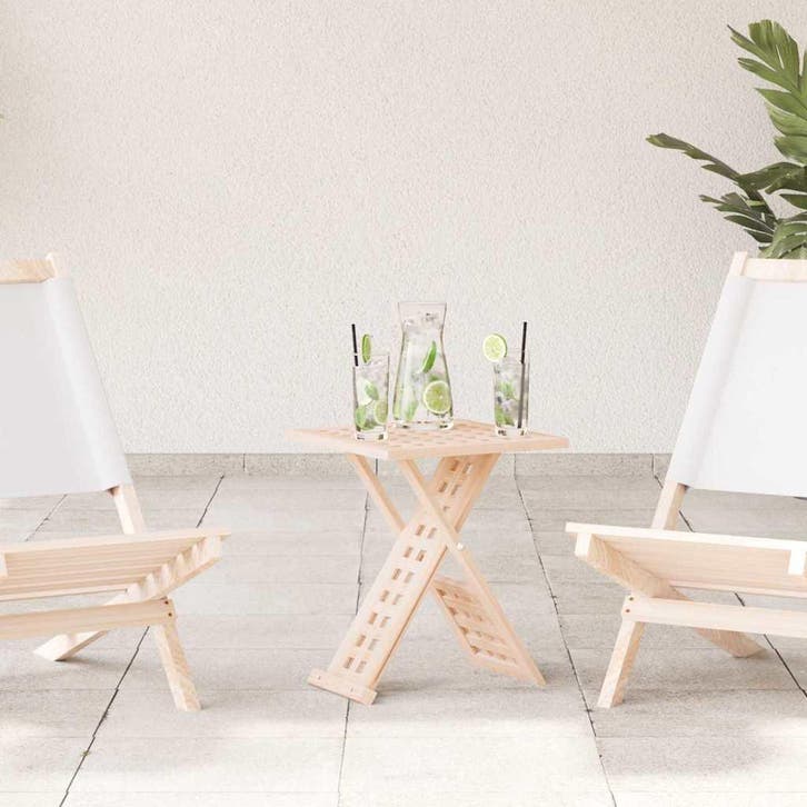vidaXL Salontafel Bruin 33 x 33 x 40,5 cm Massief Notenhout, Huis en Inrichting, Tafels | Salontafels, Nieuw, Verzenden