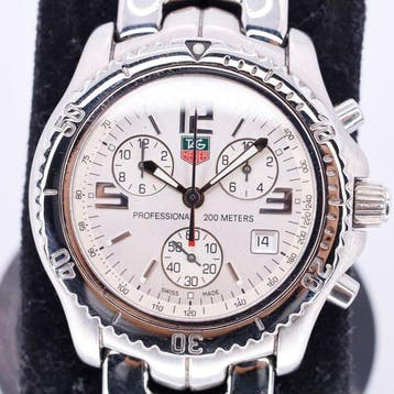 TAG Heuer - Link Chronograph 200m - CT1112 - Heren -