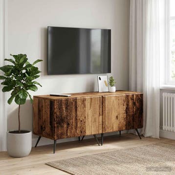vidaXL Tv-meubel Oud hout Bewerkt hout, Verzenden