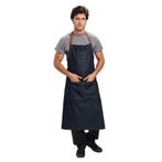 Chef Works Memphis lang schort indigo | 100% Denim |, Verzenden