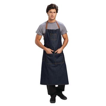 Chef Works Memphis lang schort indigo | 100% Denim |, Verzenden, Nieuw in verpakking