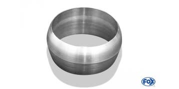 FOX RVS conus verbindingsring diameter binnen 70mm - breedte, Verzenden