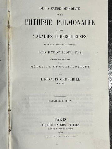 J. Francis Churchill; J. N. Corvisart; Thomas Reid; Julien, Antiquités & Art