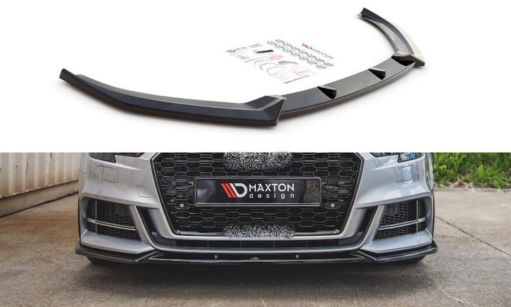 Front splitter V.3 voor Audi S3 8V / S line Facelift Sedan, Autos : Divers, Tuning & Styling, Enlèvement ou Envoi