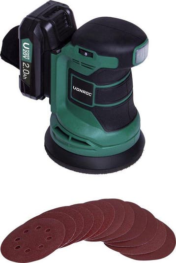 2dekans | VONROC Excentrische schuurmachine – VPower 20V -, Ophalen of Verzenden, Nieuw