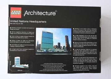 Lego Set - 21018 - Architecture - United Nations, Nieuw