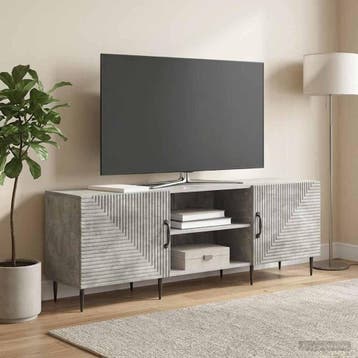 vidaXL TV Kast 150 x 31 x 50 cm Betongrijs Bewerkt hout, Huis en Inrichting, Verzenden, Nieuw