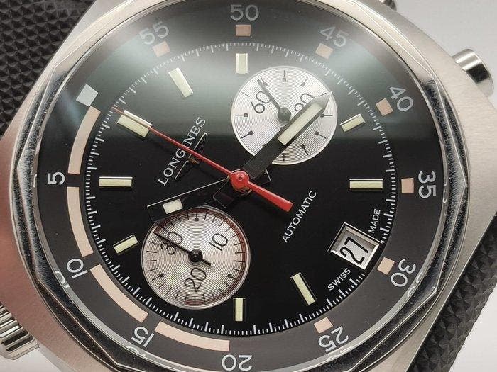 Longines - Heritage Chronométrie - L2.796.4.52.0 - Heren -, Handtassen en Accessoires, Horloges | Antiek