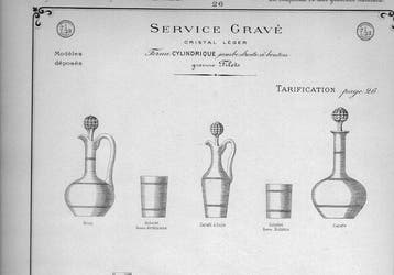 Baccarat - Karaf - Filets - Kristal, Antiek en Kunst