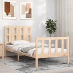vidaXL Bedframe zonder matras massief grenenhout 90x200 cm, Verzenden